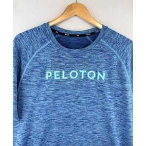 Rhone x Peloton Men's Large Blue Performance Athletic T-Shirt Tee Gym